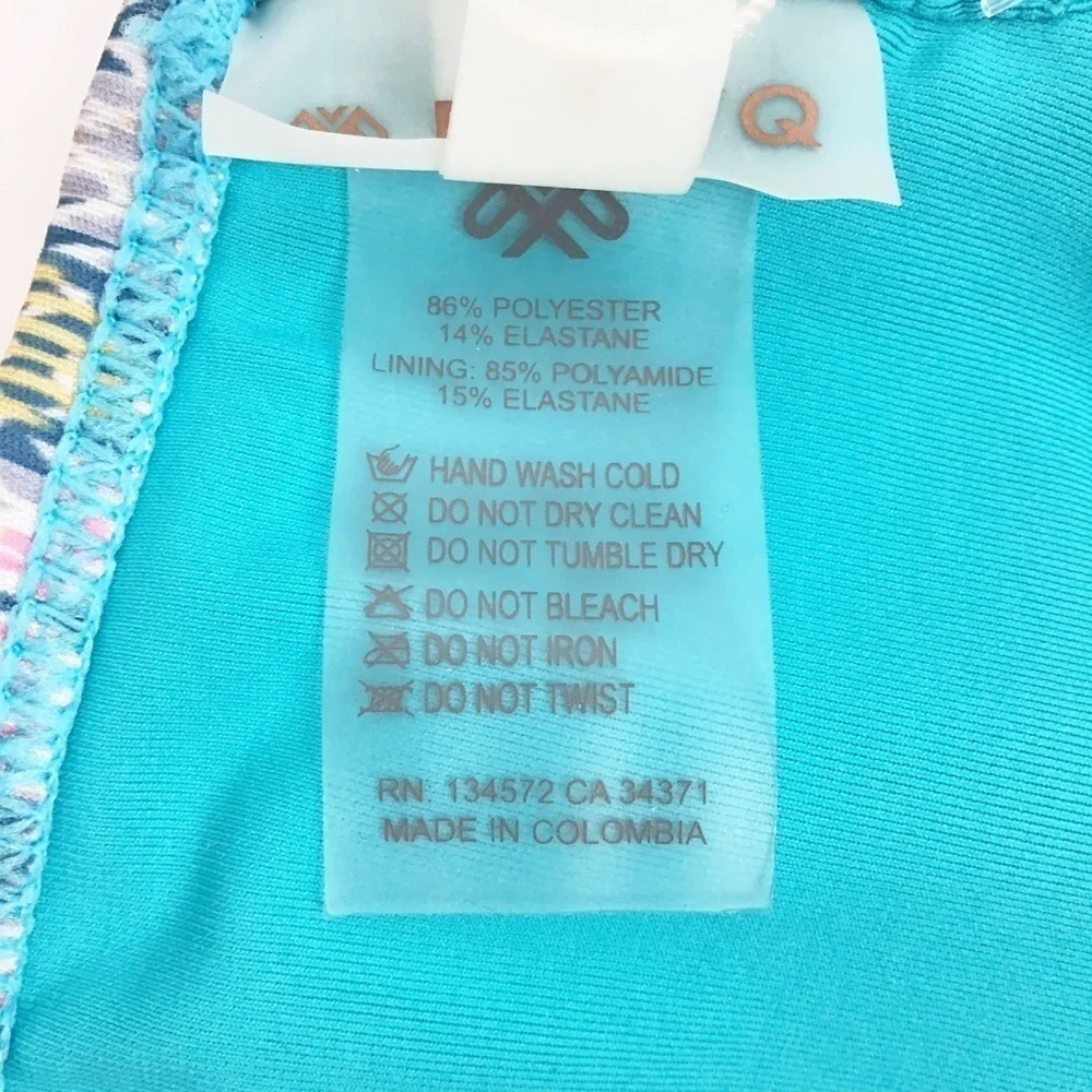 PilyQ Belize Utopia Swim Halter l Size Small